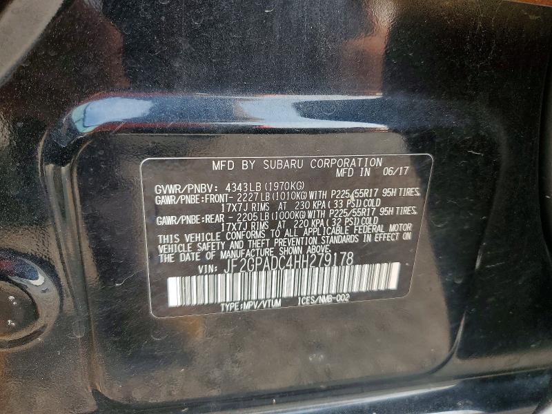 Продаж на аукціоні авто 2017 Subaru Crosstrek, vin: JF2GPADC4HH279178, номер лоту: 60748636