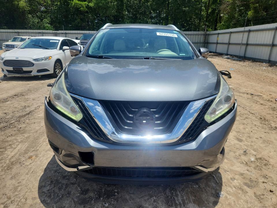 2015 Nissan Murano მანქანა იყიდება აუქციონზე, vin: 5N1AZ2MGXFN221237, აუქციონის ნომერი: 62355156