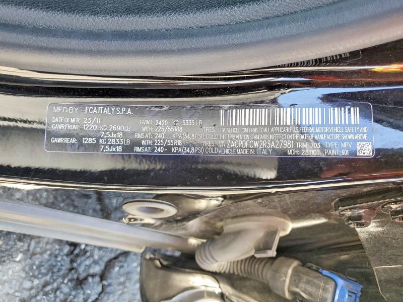 Продажа на аукционе авто 2024 Dodge Hornet, vin: ZACPDFCW2R3A27981, номер лота: 60660316