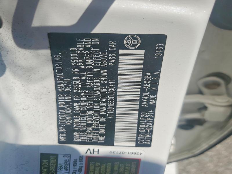 Продаж на аукціоні авто 2014 Toyota Avalon Hybrid, vin: 4T1BD1EB3EU030411, номер лоту: 58978026