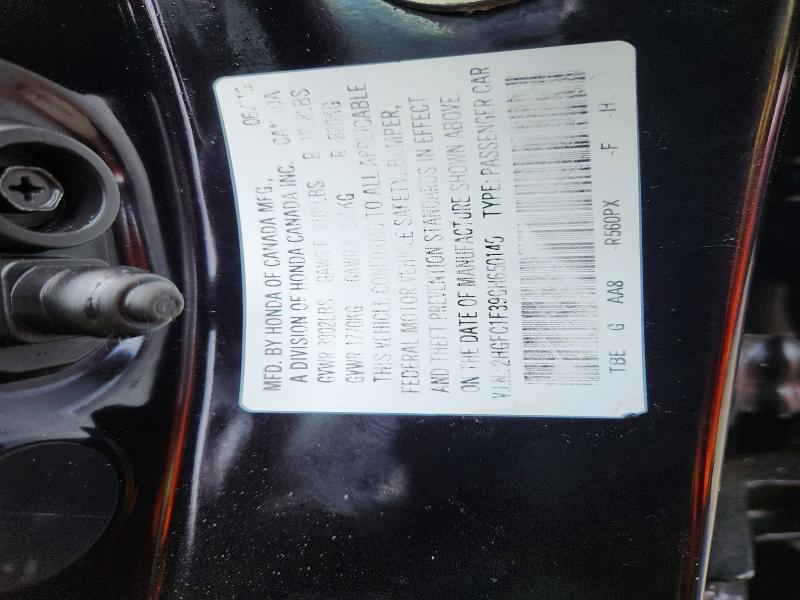 Продаж на аукціоні авто 2016 Honda Civic, vin: 2HGFC1F39GH650140, номер лоту: 59743196