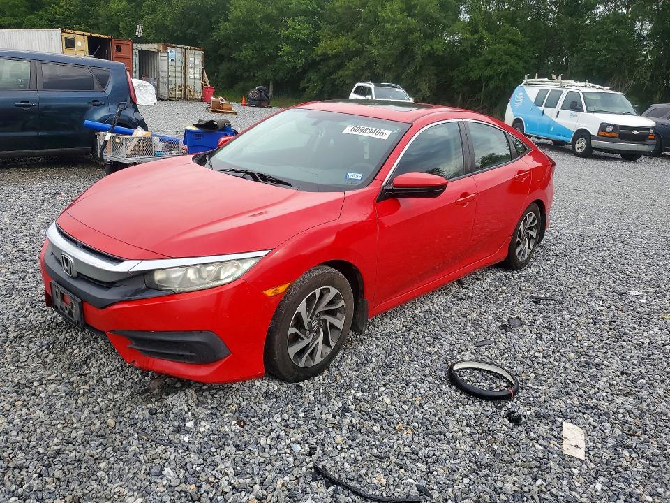 2016 Honda Civic მანქანა იყიდება აუქციონზე, vin: 2HGFC2F7XGH556678, აუქციონის ნომერი: 60989406