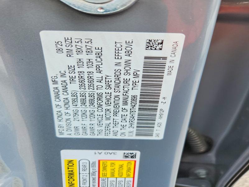 Aukcja sprzedaży 2026 Honda Cr-v, vin: 2HKRS4H78TH420896, numer aukcji: 62377636