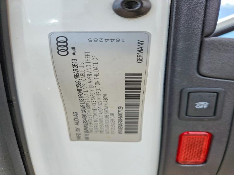 Aukcja sprzedaży 2017 Audi A4, vin: WAUENAF48HN017129, numer aukcji: 61616706