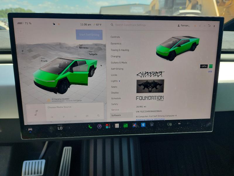 Продажа на аукционе авто 2024 Tesla Cybertruck, vin: 7G2CEHEE9RA026641, номер лота: 60189616