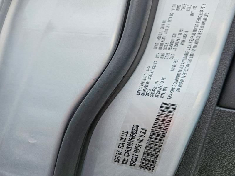 2024 Jeep Grand Cherokee მანქანა იყიდება აუქციონზე, vin: 1C4RJKBG4R8593600, აუქციონის ნომერი: 59376586