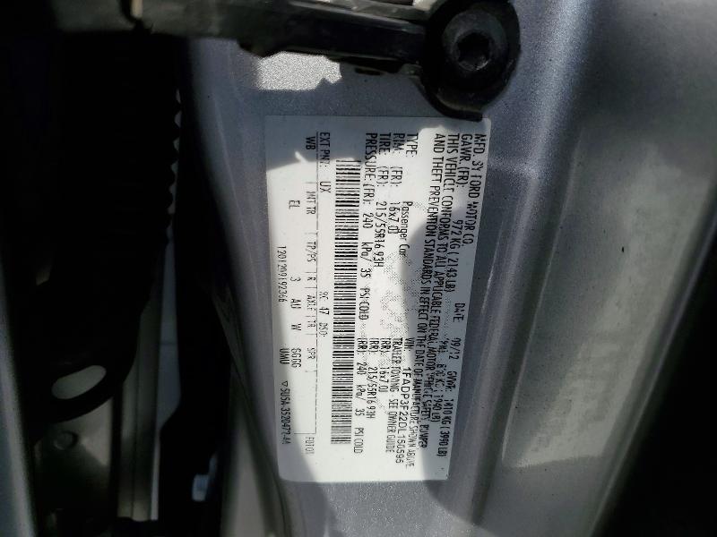62898276 :رقم المزاد ، 1FADP3F22DL150595 vin ، 2013 Ford Focus مزاد بيع
