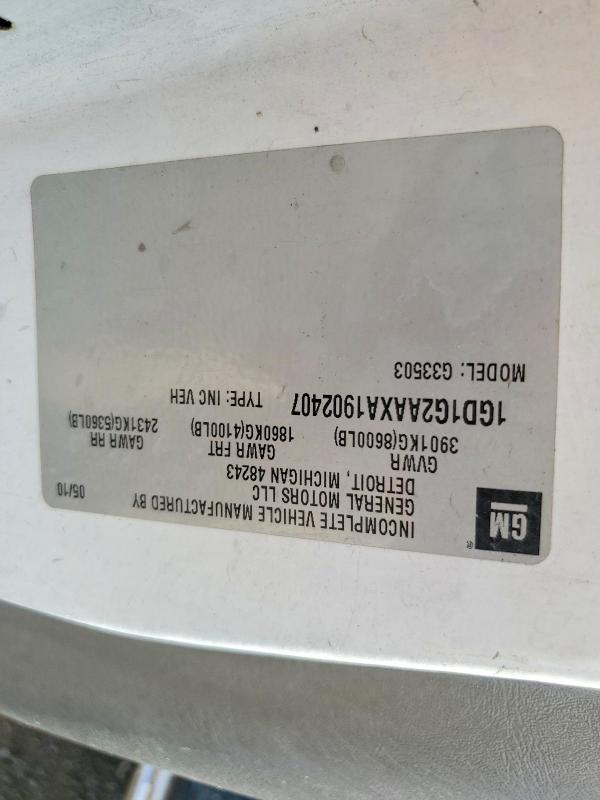 Продажа на аукционе авто 2010 Gmc Savana, vin: 1GD1G2AAXA1902407, номер лота: 61009856