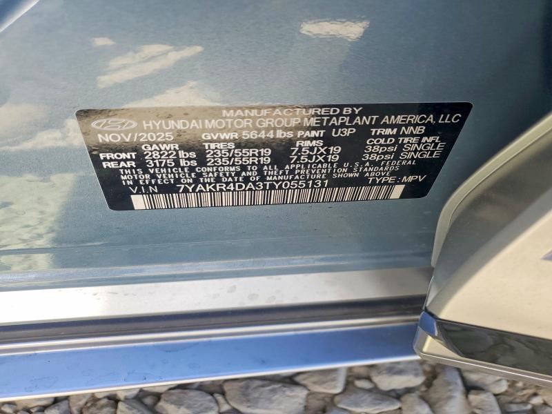 62788936 :رقم المزاد ، 7YAKR4DA3TY055131 vin ، 2026 Hyundai Ioniq 5 مزاد بيع