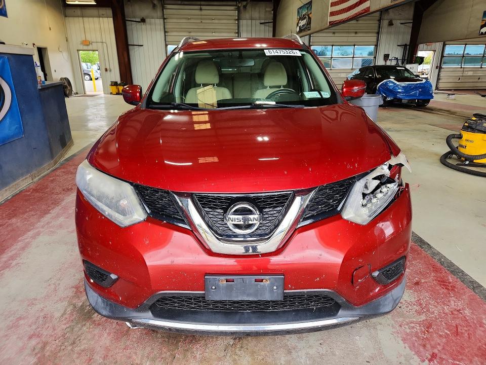 61475326 :رقم المزاد ، KNMAT2MV6GP664883 vin ، 2016 Nissan Rogue مزاد بيع