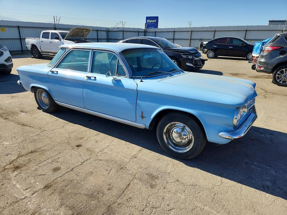 60893516 :رقم المزاد ، 309690114454 vin ، 1963 Chevrolet Corvaire مزاد بيع