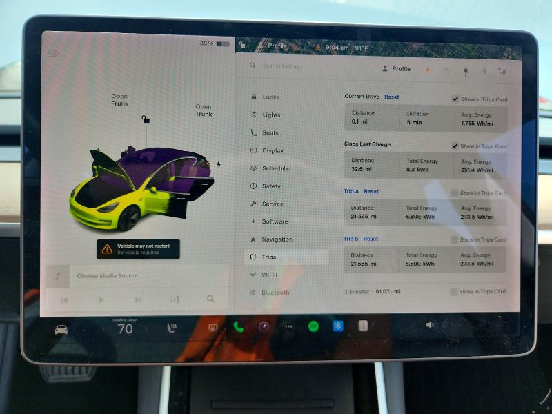 Продаж на аукціоні авто 2019 Tesla Model 3, vin: 5YJ3E1EB6KF493315, номер лоту: 60602796