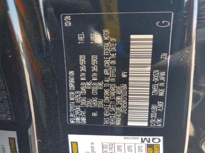 Продажа на аукционе авто 2026 Toyota 4runner, vin: JTEVB5BR3T5037684, номер лота: 61182156
