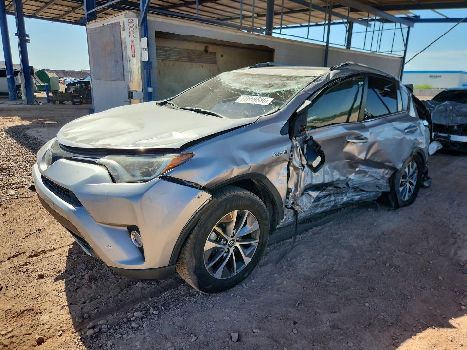 2018 Toyota Rav4 Hybrid მანქანა იყიდება აუქციონზე, vin: JTMRJREV2JD184381, აუქციონის ნომერი: 60659886