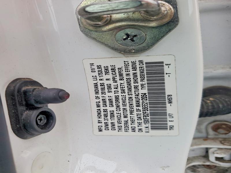 Aukcja sprzedaży 2014 Honda Civic, vin: 19XFB2F55EE212054, numer aukcji: 60500146