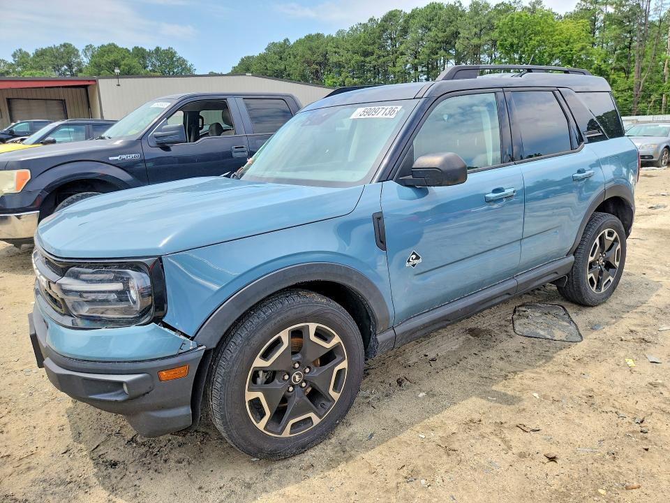 2021 Ford Bronco Sport მანქანა იყიდება აუქციონზე, vin: 3FMCR9C6XMRB08084, აუქციონის ნომერი: 59097136