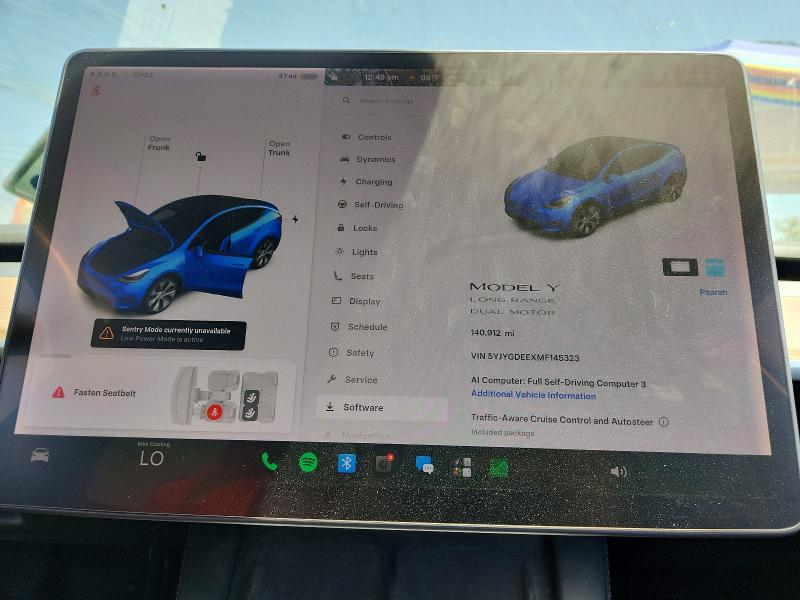 Продажа на аукционе авто 2021 Tesla Model  Y, vin: 5YJYGDEEXMF145323, номер лота: 62671176