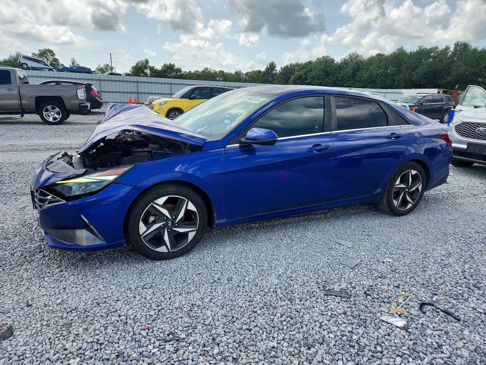 61169346 :رقم المزاد ، 5NPLP4AG6MH027143 vin ، 2021 Hyundai Elantra مزاد بيع