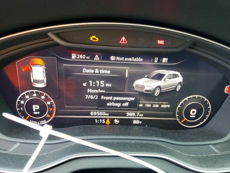 2018 Audi Q5 მანქანა იყიდება აუქციონზე, vin: WA1BNAFY1J2134643, აუქციონის ნომერი: 59170346