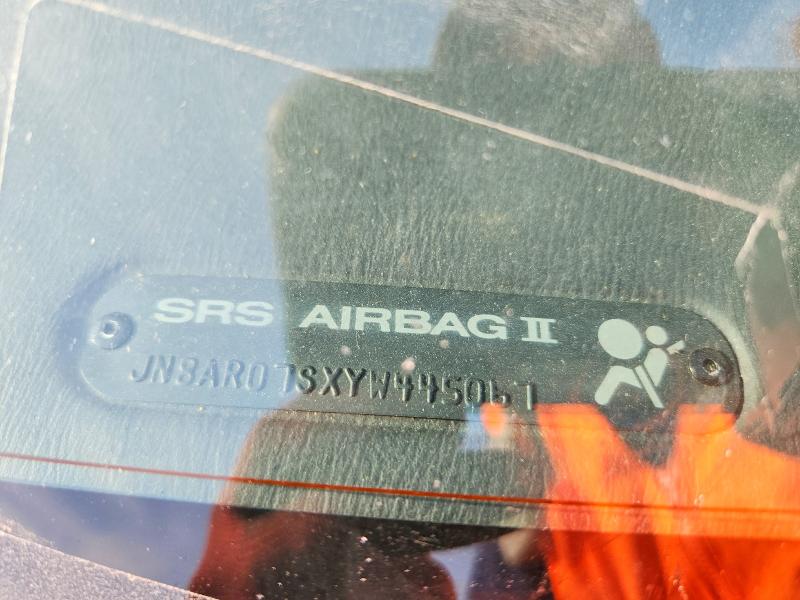 59956726 :رقم المزاد ، JN8AR07SXYW445067 vin ، 2000 Nissan Pathfinder مزاد بيع