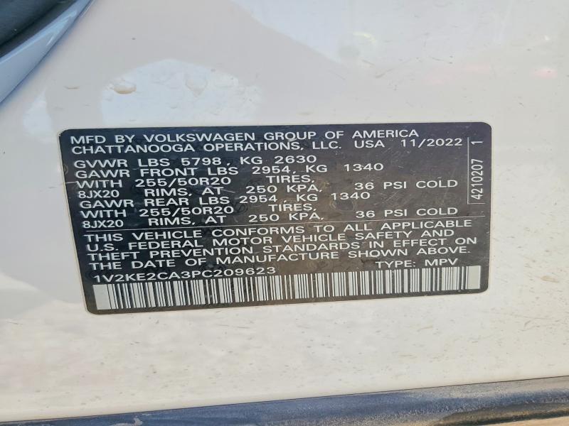 Продаж на аукціоні авто 2023 Volkswagen Atlas Cross Sport, vin: 1V2KE2CA3PC209623, номер лоту: 61215536