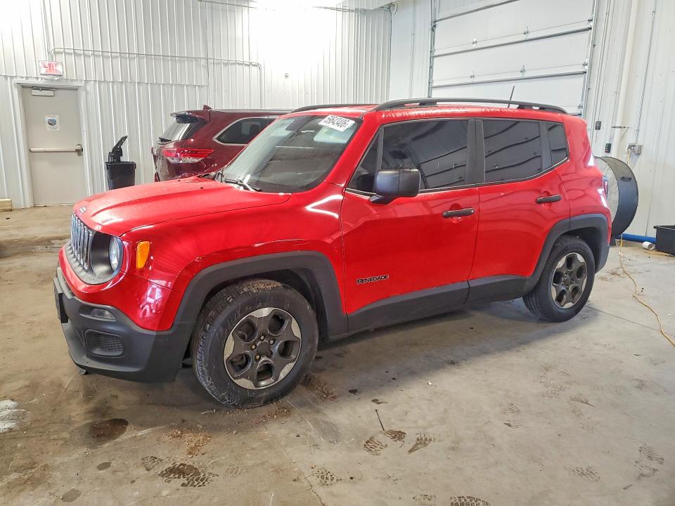 2017 Jeep Renegade მანქანა იყიდება აუქციონზე, vin: ZACCJAAB4HPF11491, აუქციონის ნომერი: 59643406