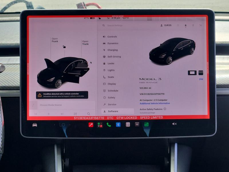 Aukcja sprzedaży 2018 Tesla Model 3, vin: 5YJ3E1EA3JF156770, numer aukcji: 62705386