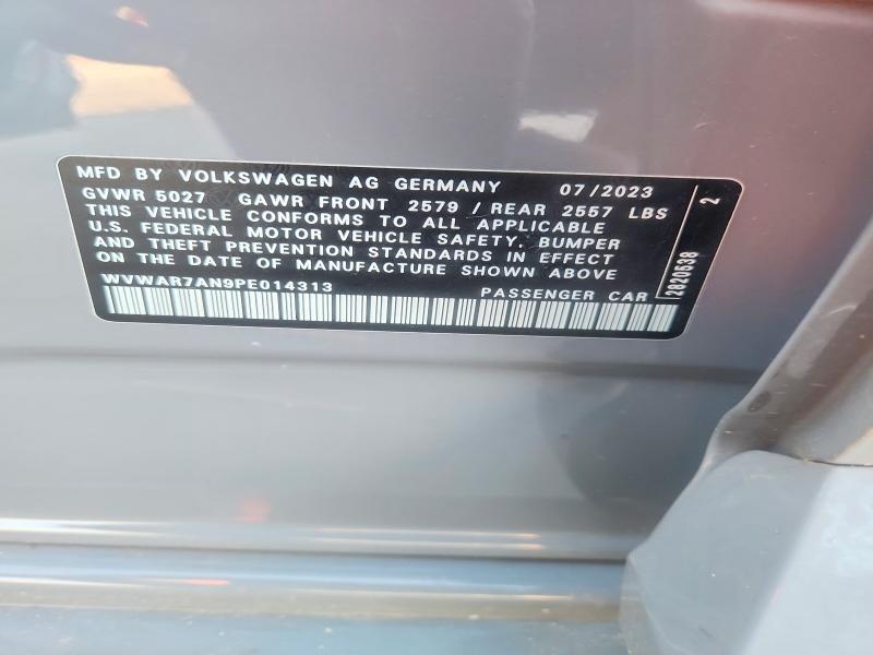 62528366 :رقم المزاد ، WVWAR7AN9PE014313 vin ، 2023 Volkswagen Arteon مزاد بيع