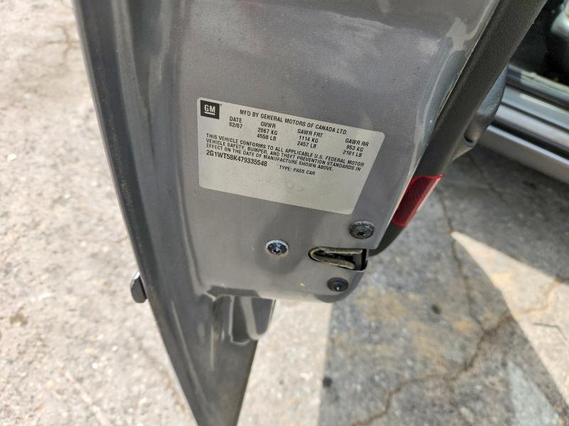 61312726 :رقم المزاد ، 2G1WT58K479335548 vin ، 2007 Chevrolet Impala مزاد بيع