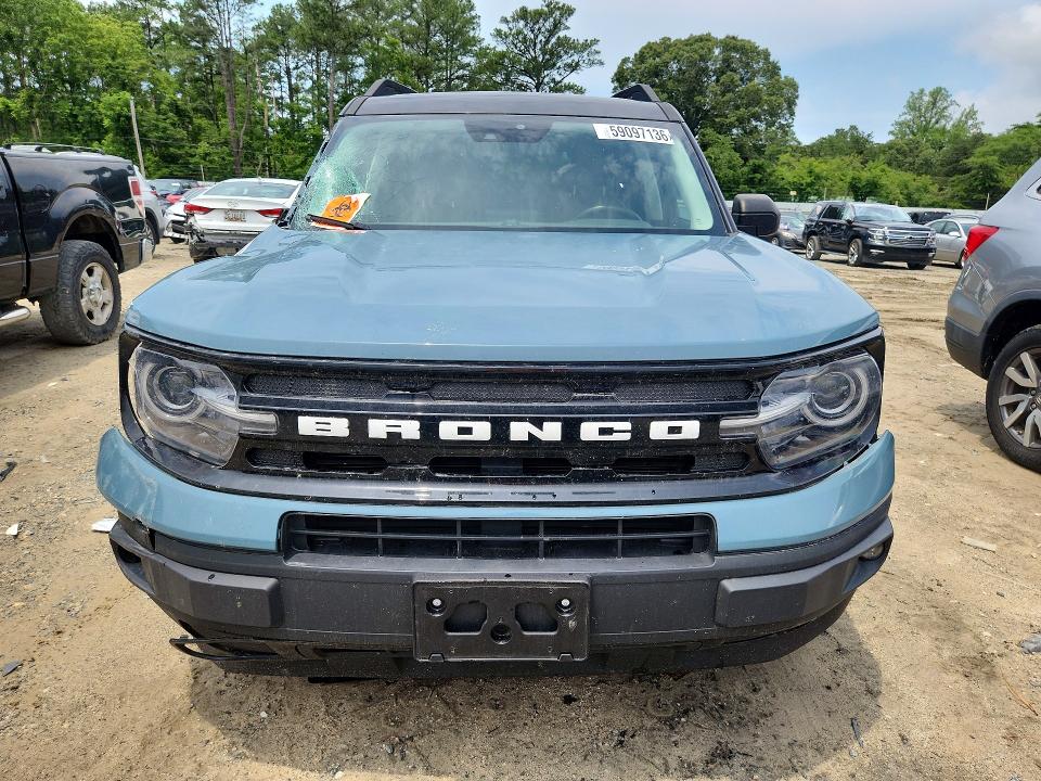 Auction sale of the 2021 Ford Bronco Sport, vin: 3FMCR9C6XMRB08084, lot number: 59097136