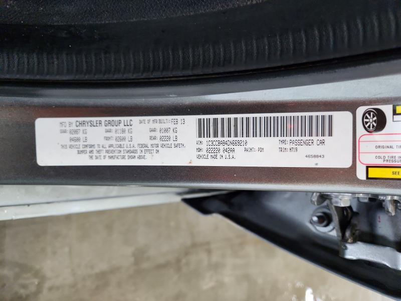 59911076 :رقم المزاد ، 1C3CCBAB4DN669210 vin ، 2013 Chrysler 200 مزاد بيع
