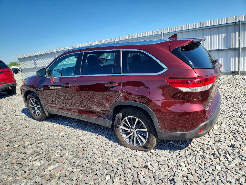 Aukcja sprzedaży 2019 Toyota Highlander, vin: 5TDJZRFH4KS970378, numer aukcji: 60218776