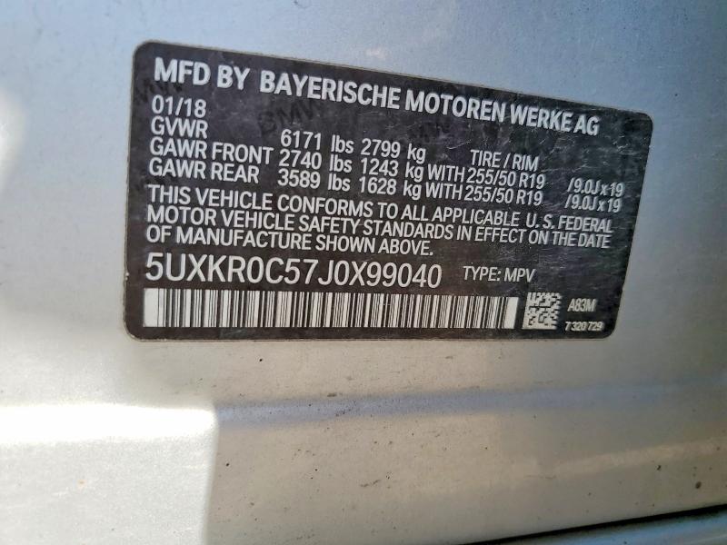 Продажа на аукционе авто 2018 Bmw X5, vin: 5UXKR0C57J0X99040, номер лота: 63230526