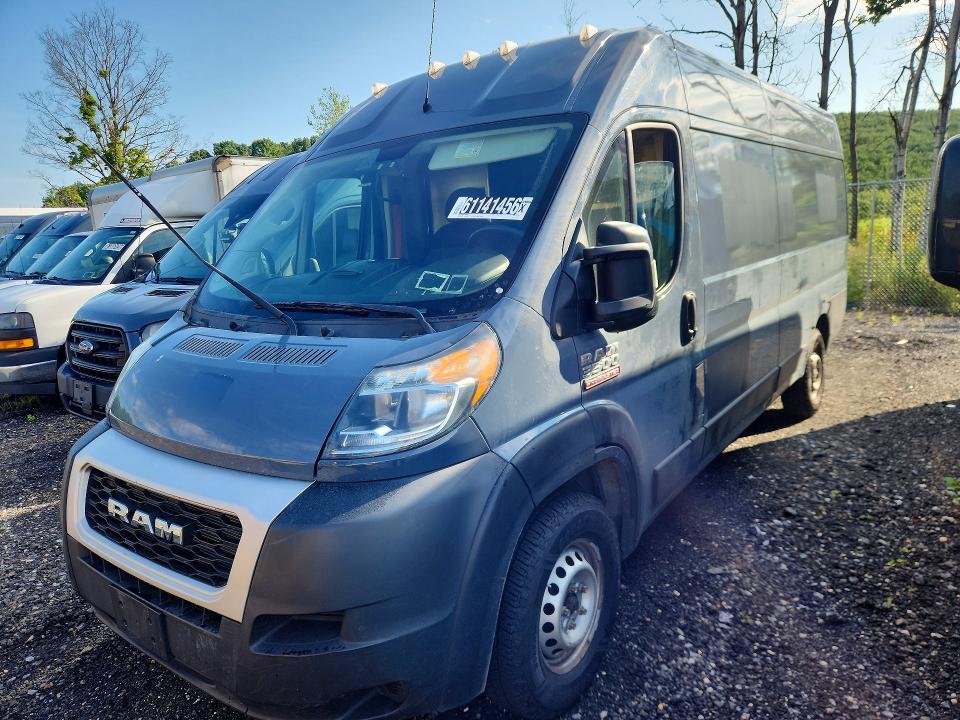 2020 Ram Promaster 3500 მანქანა იყიდება აუქციონზე, vin: 3C6URVJG1LE142232, აუქციონის ნომერი: 61141456