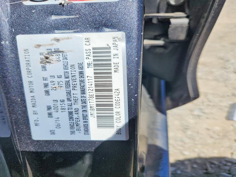Продаж на аукціоні авто 2014 Mazda 3, vin: JM1BM1T78E1214117, номер лоту: 61519846