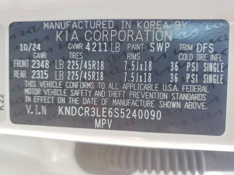 Aukcja sprzedaży 2025 Kia Niro, vin: KNDCR3LE6S5240090, numer aukcji: 61061836