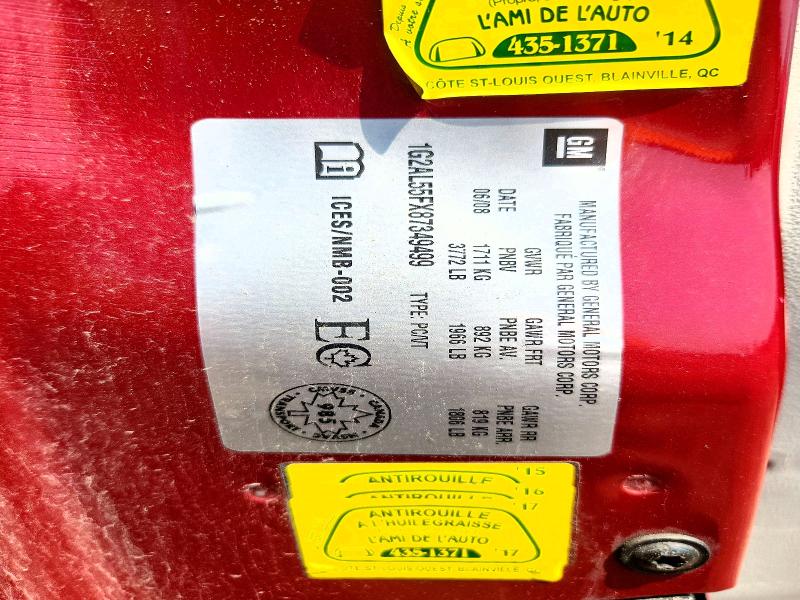 Aukcja sprzedaży 2008 Pontiac G5, vin: 1G2AL55FX87349499, numer aukcji: 61745146
