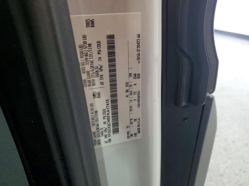 Aukcja sprzedaży 2015 Ford Transit, vin: 1FDZX2CM5FKA17415, numer aukcji: 62262396