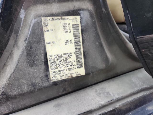 Aukcja sprzedaży 2016 Nissan Altima, vin: 1N4BL3AP0GC188577, numer aukcji: 59720496