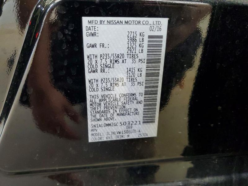 Продажа на аукционе авто 2016 Infiniti Qx60, vin: 5N1AL0MM2GC503221, номер лота: 60023306