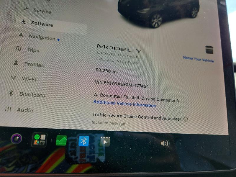 Продаж на аукціоні авто 2021 Tesla Model Y, vin: 5YJYGAEE0MF177454, номер лоту: 59769046