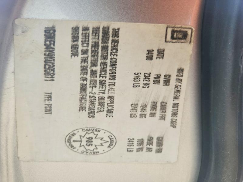 60292706 :رقم المزاد ، 1G6KE54Y9YU295811 vin ، 2000 Cadillac Deville مزاد بيع
