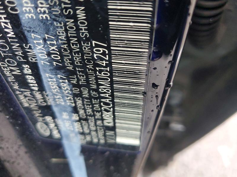 2021 Hyundai Kona მანქანა იყიდება აუქციონზე, vin: KM8K2CAA8MU614297, აუქციონის ნომერი: 60555806