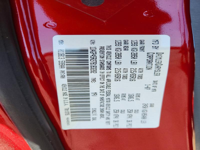 2007 Dodge Caravan მანქანა იყიდება აუქციონზე, vin: 1D4GP45R27B183282, აუქციონის ნომერი: 59905256