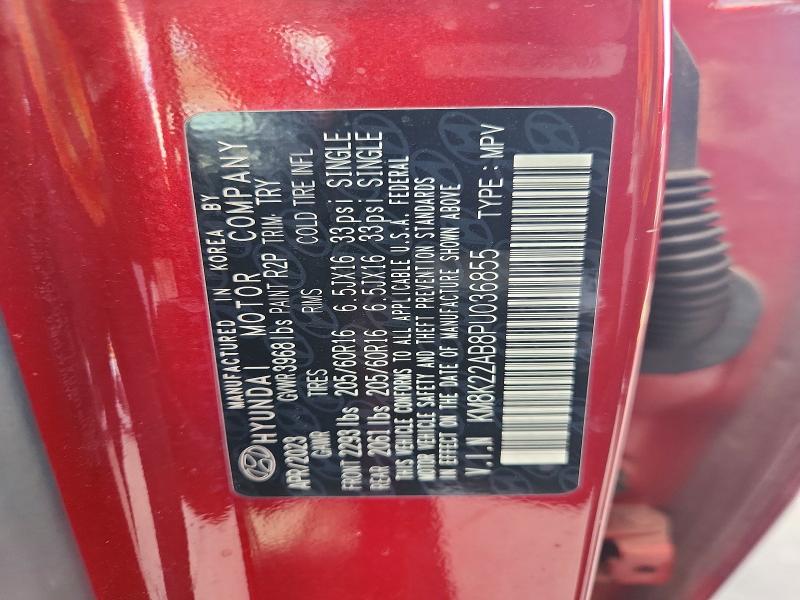 Продажа на аукционе авто 2023 Hyundai Kona, vin: KM8K22AB8PU036855, номер лота: 61238406