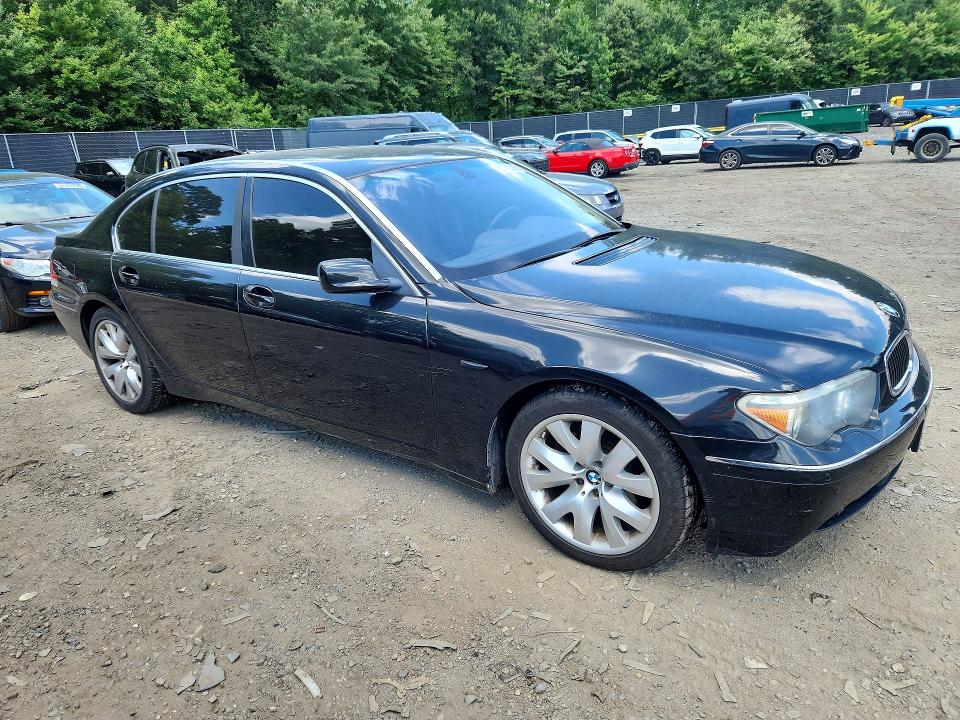2003 Bmw 745 მანქანა იყიდება აუქციონზე, vin: WBAGN63413DR09490, აუქციონის ნომერი: 63110396
