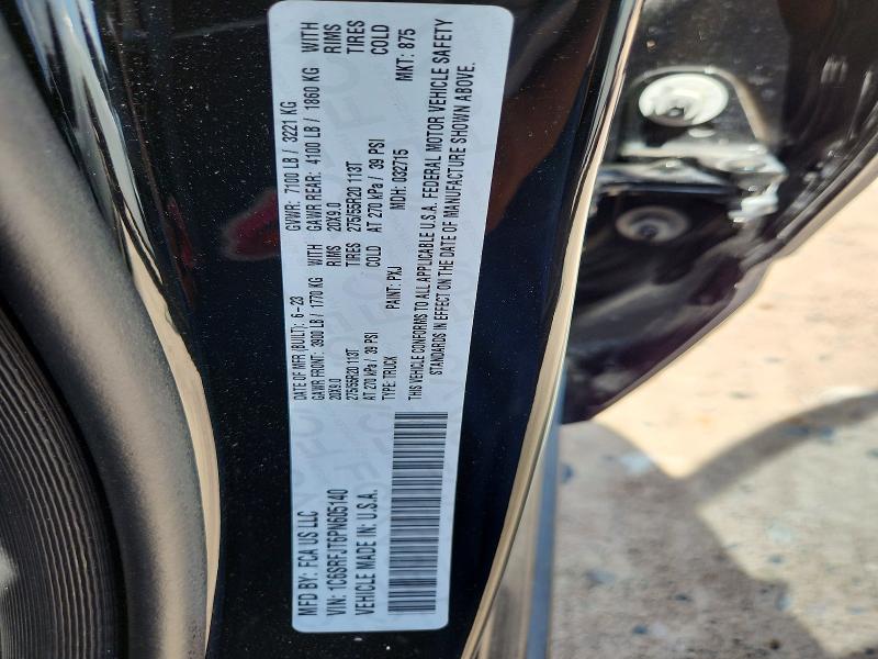 Продажа на аукционе авто 2023 Ram 1500, vin: 1C6SRFJT6PN605140, номер лота: 62285646