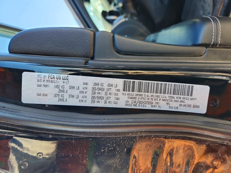 Aukcja sprzedaży 2017 Jeep Grand Cherokee, vin: 1C4RJFBG2HC876564, numer aukcji: 59859796