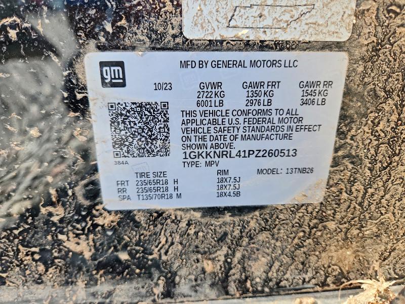 Продаж на аукціоні авто 2023 Gmc Acadia, vin: 1GKKNRL41PZ260513, номер лоту: 60810766