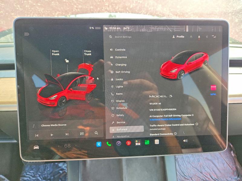 Продаж на аукціоні авто 2023 Tesla Model 3, vin: 5YJ3E1EA5PF456254, номер лоту: 62791706
